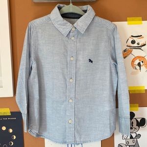 NWT H&M blue button down